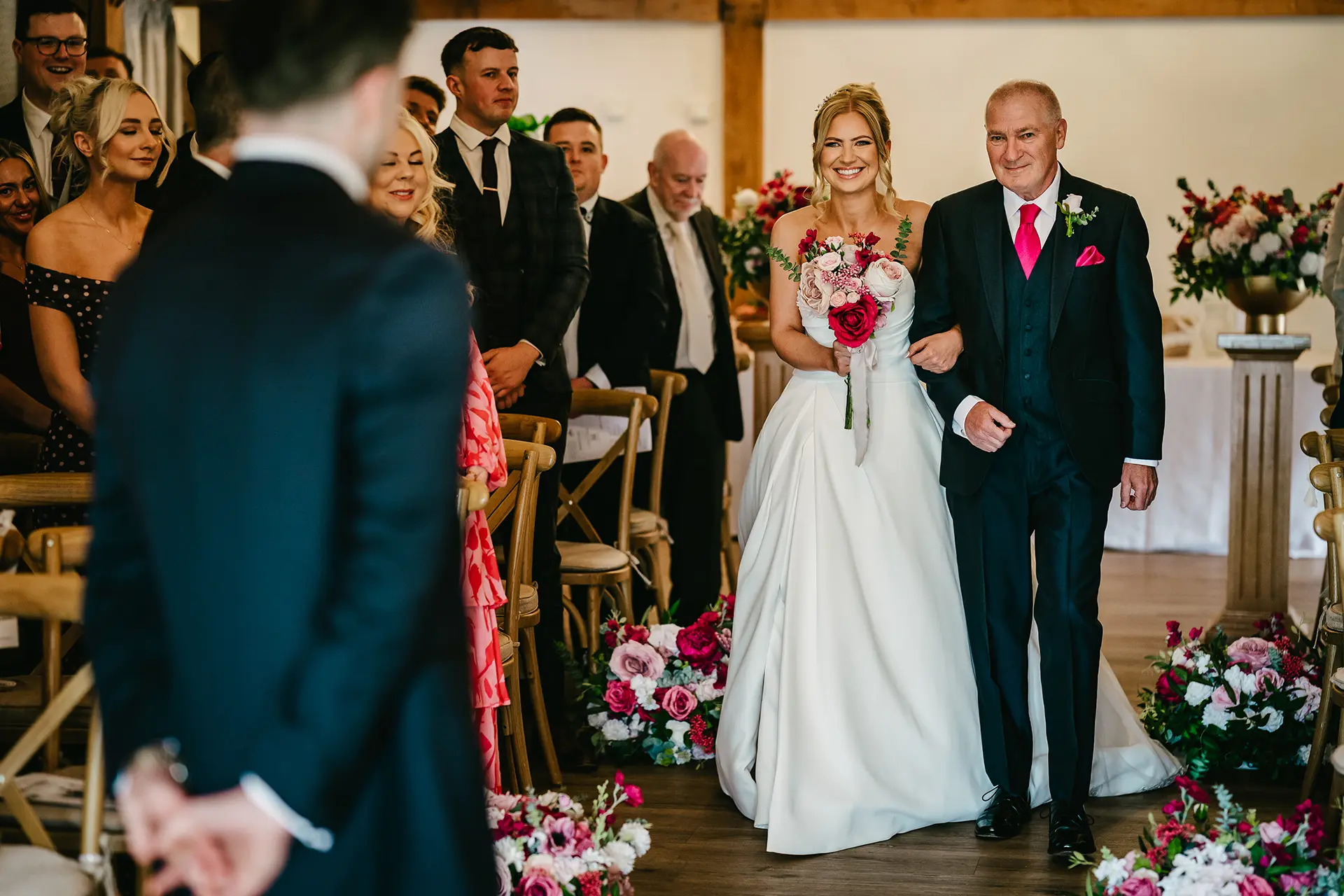 sandhole oak barn ceremony give away