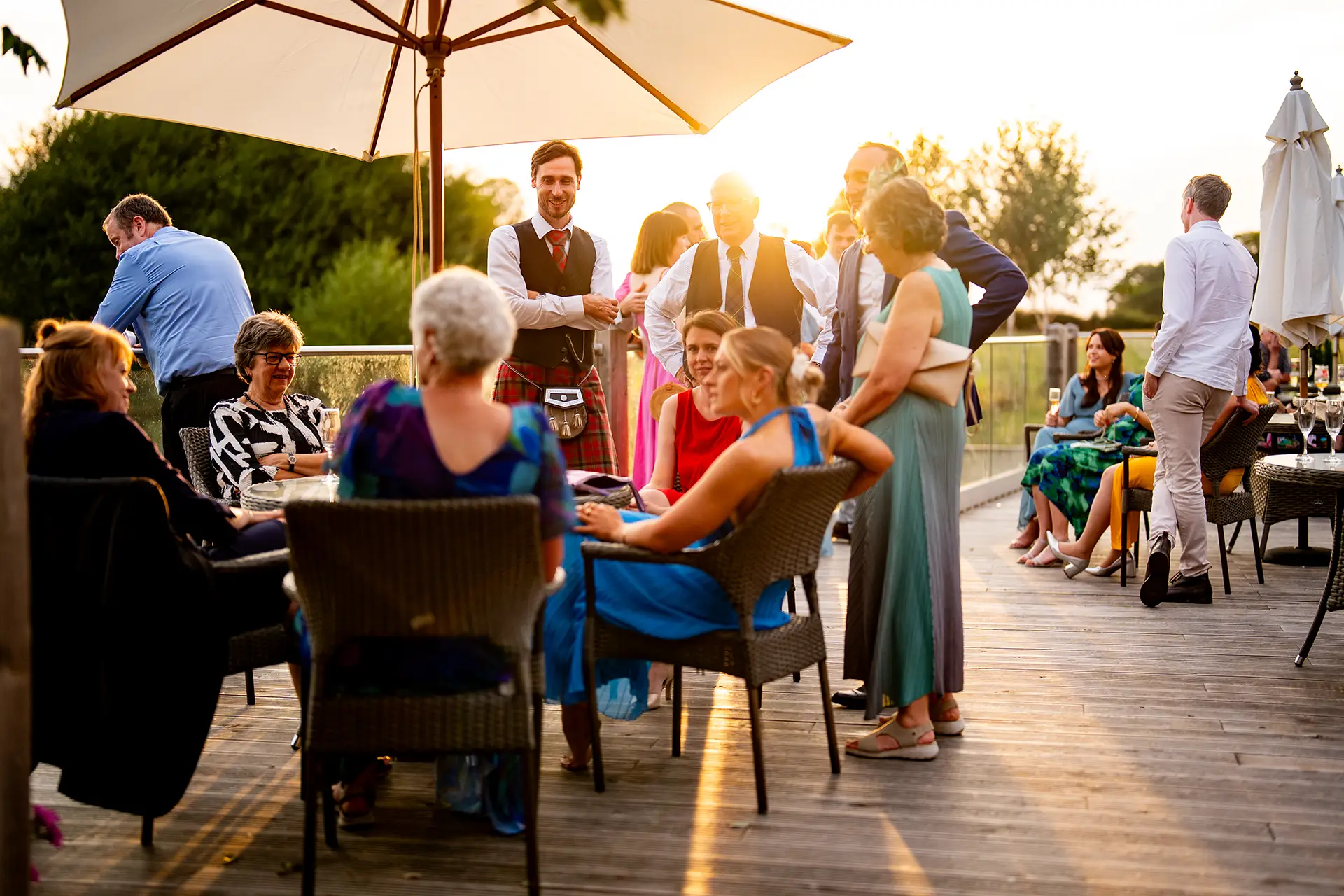 sandhole oak barn evening terrace
