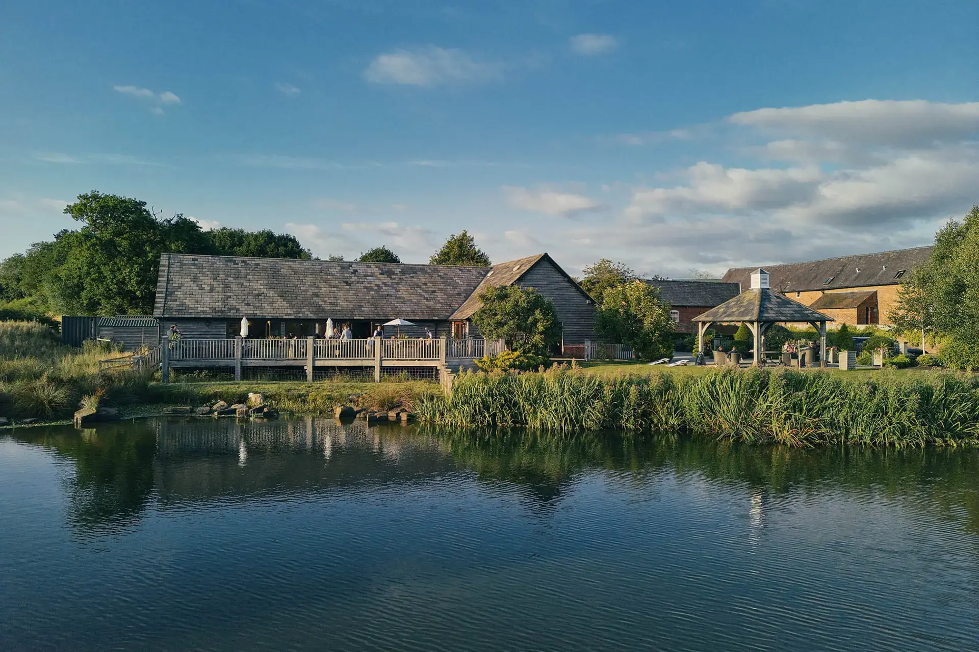 sandhole oak barn lake hero