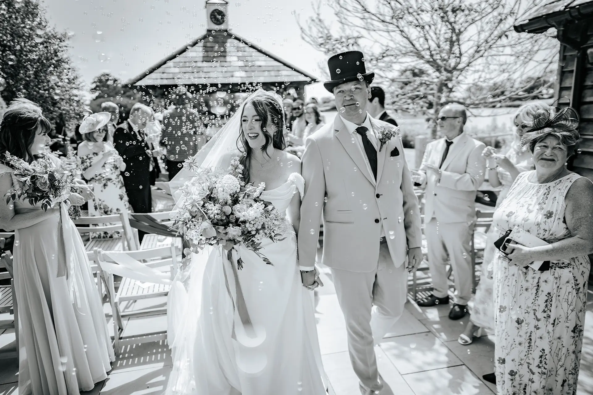 sandhole oak barn outdoor ceremony