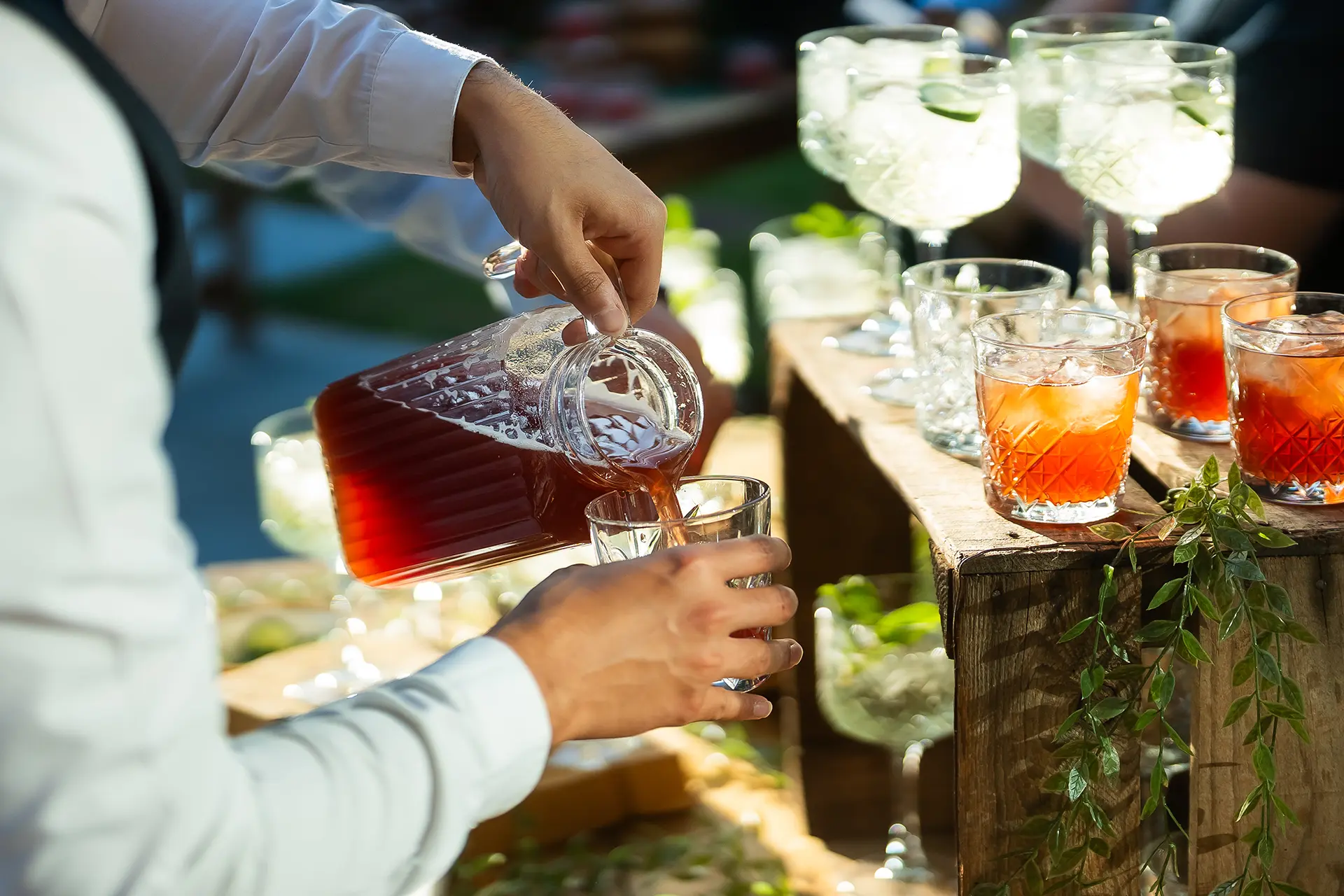 sandhole oak barn reception drink