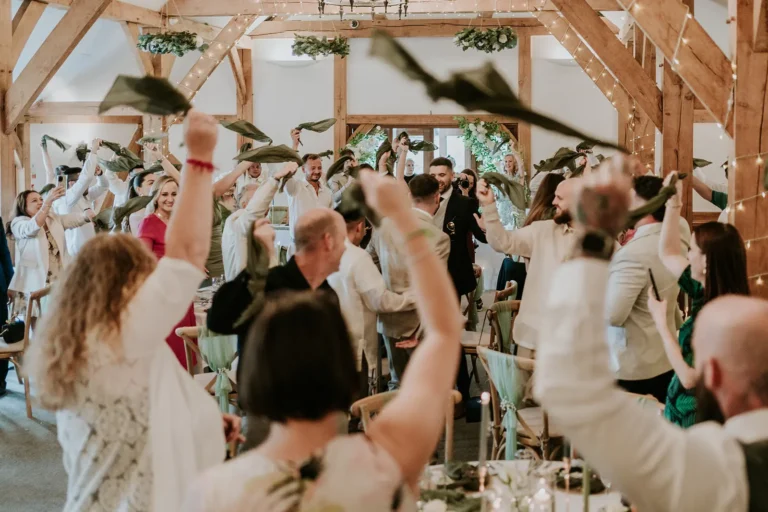 sandhole oak barn wedding beakfast