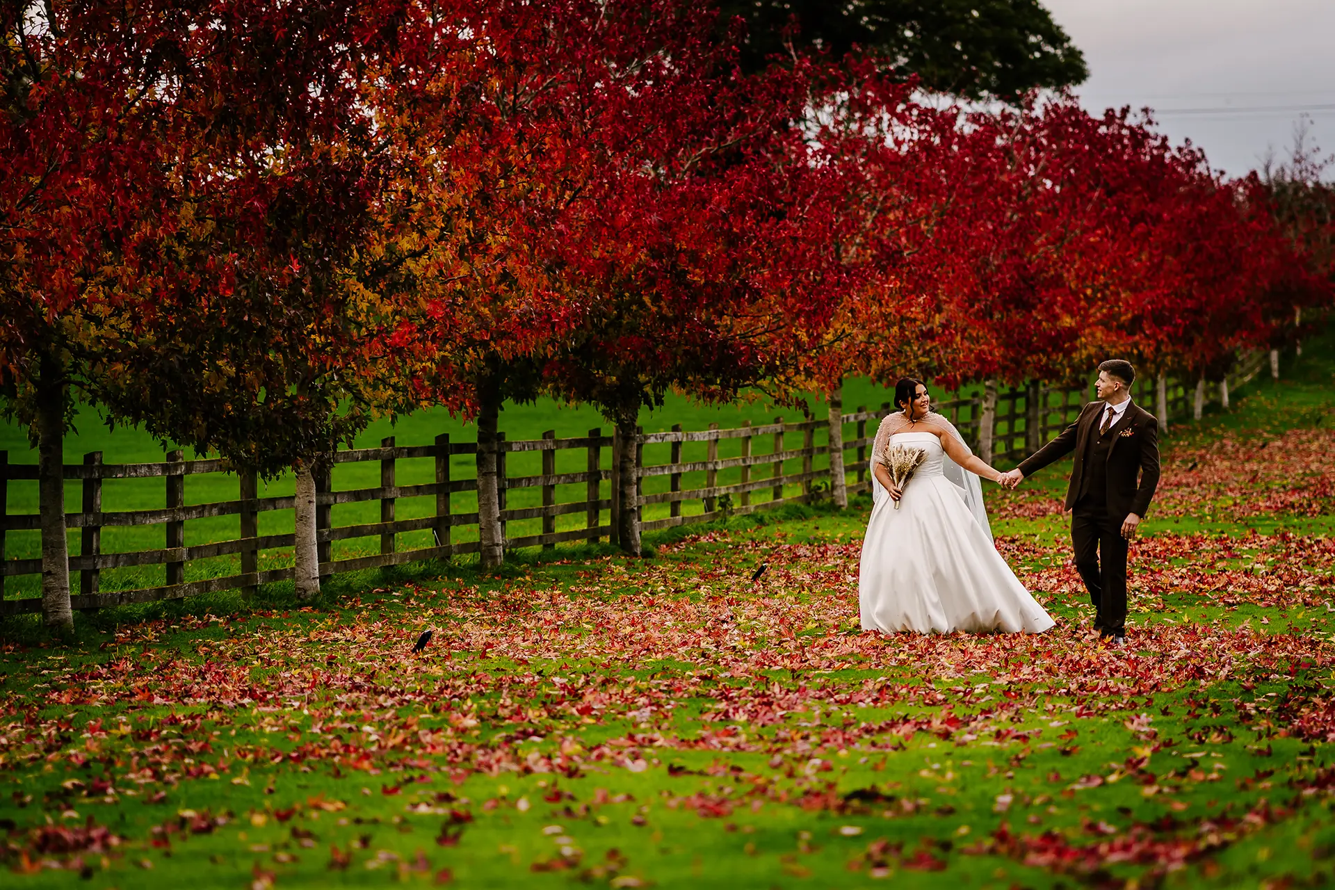 sandhole oak barn autumn walk