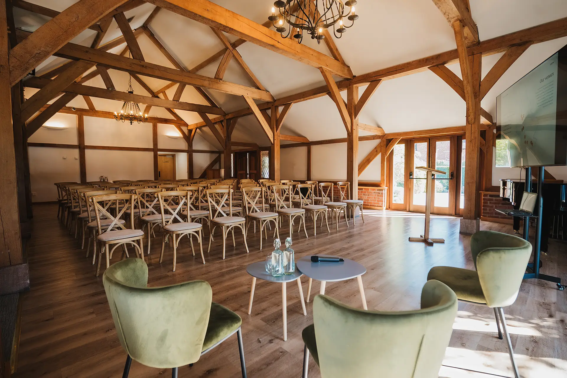 sandhole oak barn corporate set up