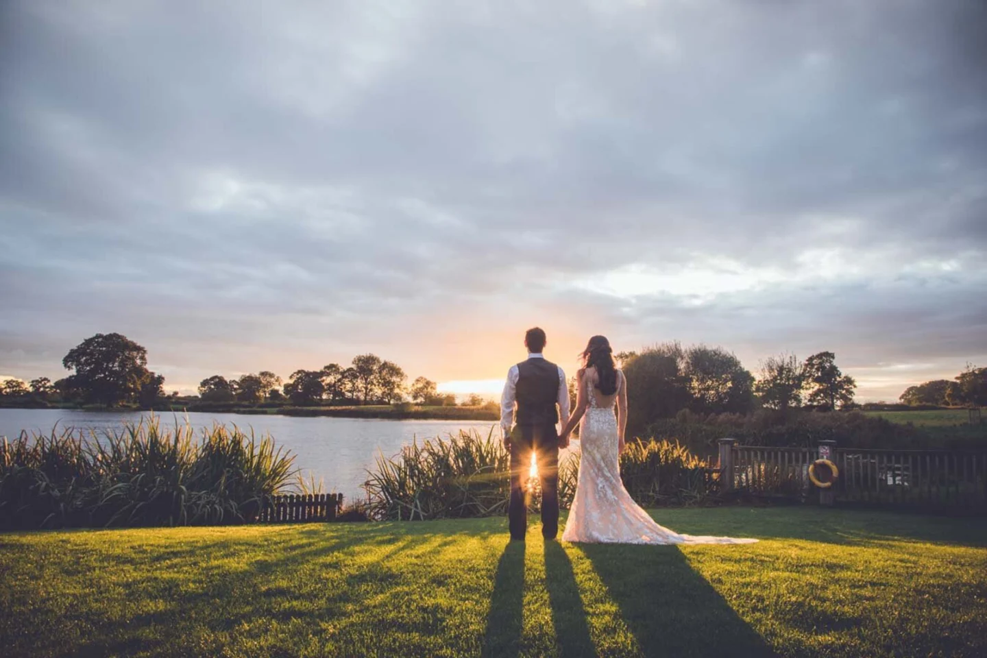 sandhole oak barn sunset by the lake
